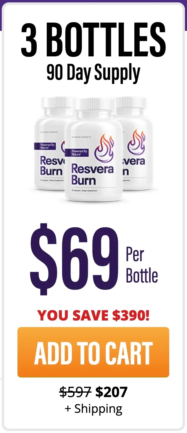 resvera burn 3 bottles